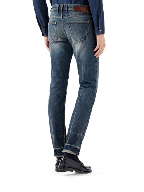 gucci jeans homme|gucci men's skinny jeans.